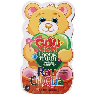 Sách - gấu con thông minh - rau củ quả