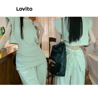 Lovito Áo hoặc đáy thắt lưng thường ngày dành cho nữ LNE60581