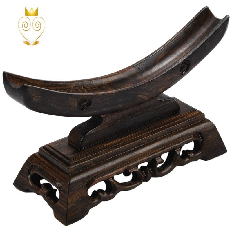 SL1 Thanh Kiếm Đứng Gỗ Chắc Chắn Thanh Kiếm Hiển Thị Katana Đứng Giá Đỡ Hình Lưỡi Liềm Cho Tướng Tha