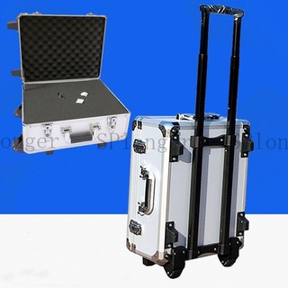 Hộp đựng xe đẩy hợp kim nhôm Hộp công cụ Thiết bị phần cứng đa chức năng Lưu trữ dụng cụ có khóa