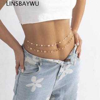 Dây chuyền bụng TWINKLE dây đeo eo phụ kiện đi biển thời trang