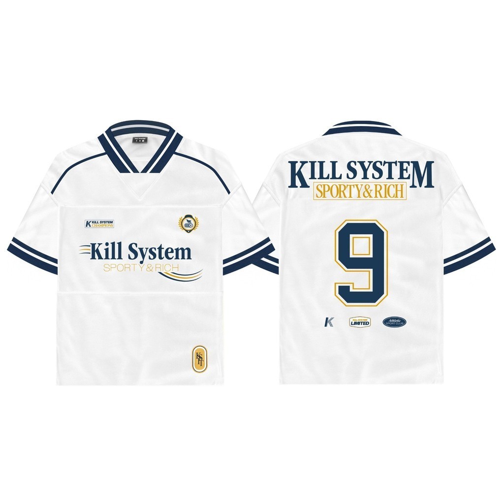 Áo sơ mi Jersey Oversize "9" Kill System