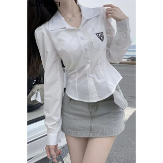 SAILIWEI áo sơ mi nữ áo kiểu hàn quốc Fashion Định hình xu hướng thanh lịch độc đáo WCS24800F9 31Z240803