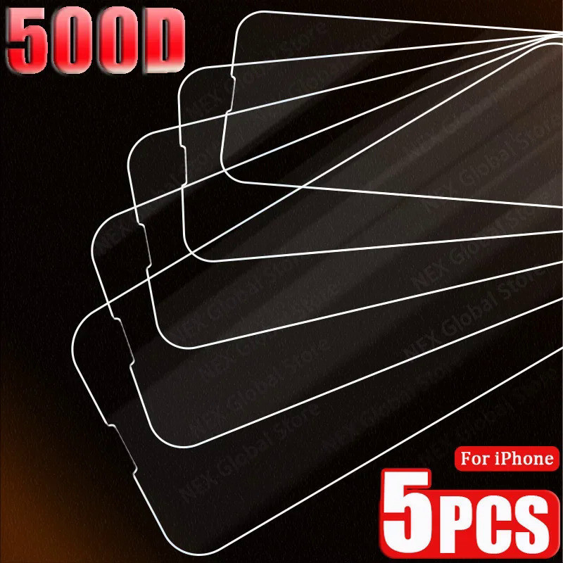 5 szt. Hartowanego szkła dla iPhone 15 14 13 12 11 Max Mini ochraniacz ekranu dla iPhone 15 14 Plus 