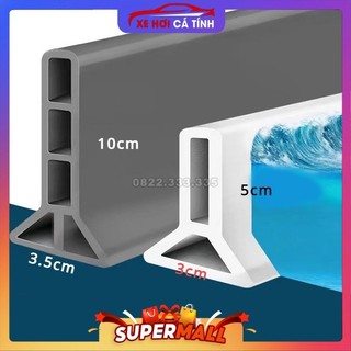 Combo Thanh Silicon Để Chặn Tràn Nước Nhà Tắm Bồn Rửa - Tùy Chọn Kích Thước Cuộn Liền Theo Độ Dài