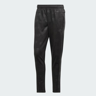 Adidas phong cách sống quần ống côn nỉ adidas dập nổi nam đen ij6437