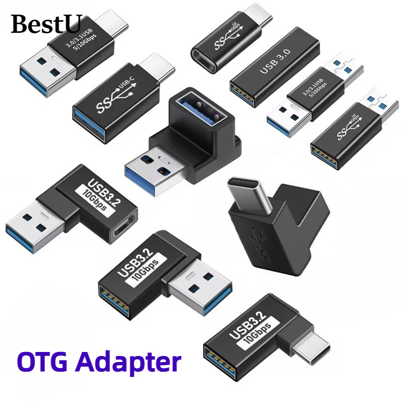 Bộ chuyển đổi đặc biệt OTG Type C USB C Male sang USB-A Male Female Converter Charge Data Connector

