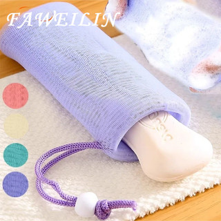 Túi Dây Rút Đựng Xà Phòng 6 Lớp Tạo Bọt Nhiều Màu Sắc Có Thể Tái Sử Dụng