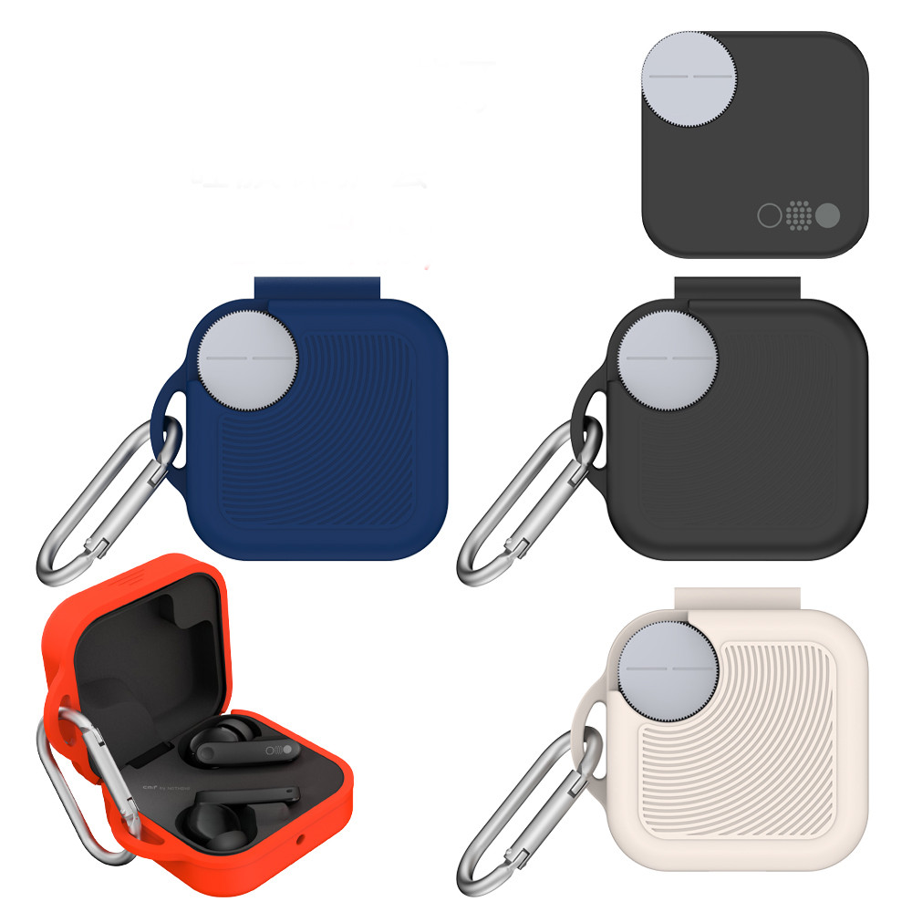 Ốp Silicon Tương Thích Với Tai Nghe CMF Buds Pro 2 Có Móc Khóa, Vỏ Bảo Vệ Chống Bụi Chống Sốc Hộp Ta