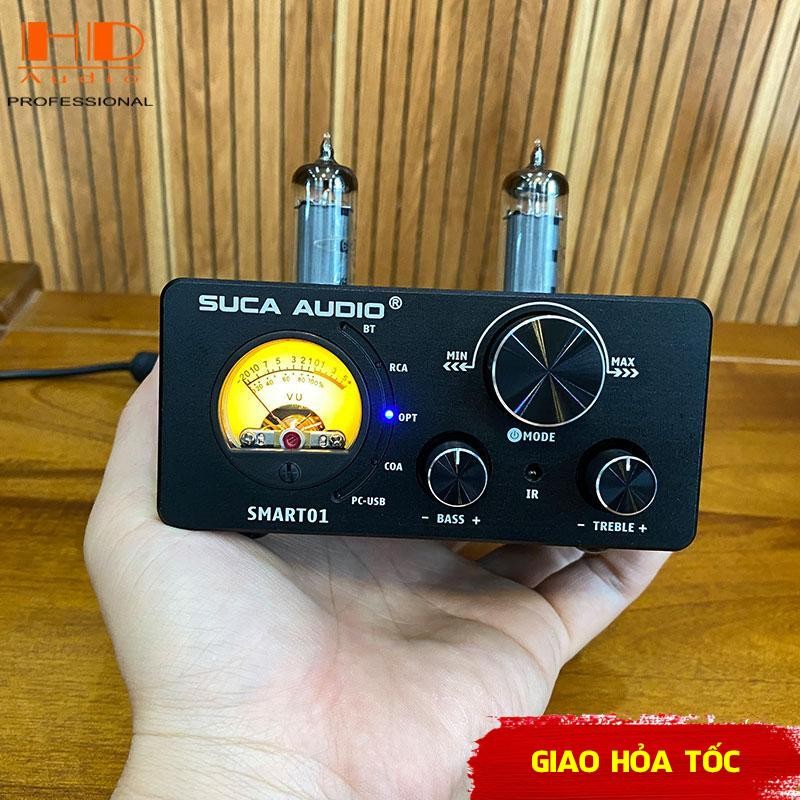 [Ảnh thật] Amply Suca-audio Smart 01 Tích Hợp Giải Mã + Pre Đèn - Hàng Chính hãng