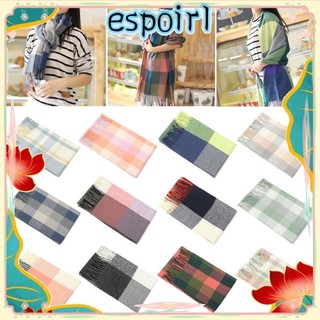 DFGF Khăn Choàng Cổ Vải Cashmere Họa Tiết Kẻ Sọc Thời Trang Cho Nữ