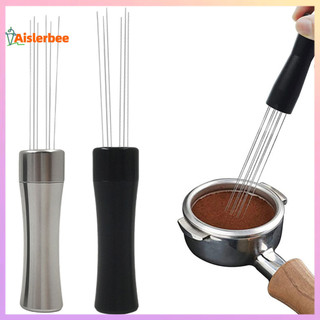 Aislerbee 1 Bộ Bột Cà Phê Kim Thoải Mái Cầm 6 Kim Thép Không Gỉ Hướng Dẫn Sử Dụng Espresso Khuấy Cà Phê Bột Tam Giác Cung Cấp Nhà