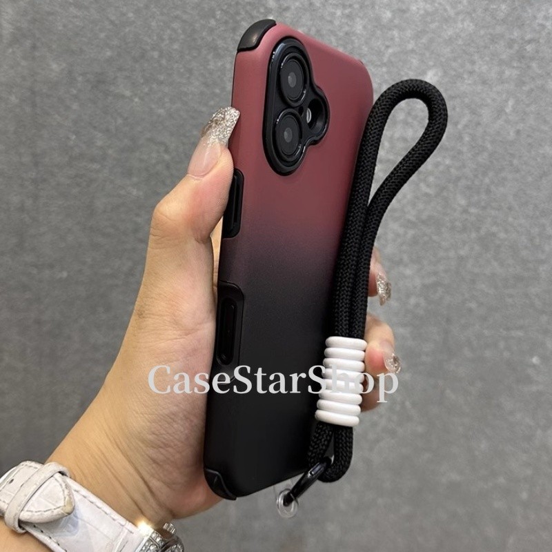 Ốp Điện Thoại Chống Rơi Bốn Góc Gradient Cho iPhone 16 15 14 11 12 13 Pro Max Ốp Lưng Camera Bảo Vệ Toàn Diện Chống Rơi Ốp Lưng Cứng