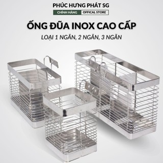 Ống Thưa Đựng Đũa Muỗng Giá Để Đũa Thìa Đủ Loại (1 - 2 - 3 ngăn)