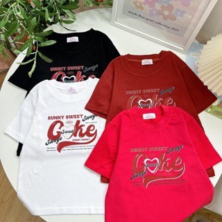 Áo thun Borip COKE màu dễ thương ( Freesize dưới 55kg) áo phông nữ form ôm vừa, chất vải co giãn, thoải mái