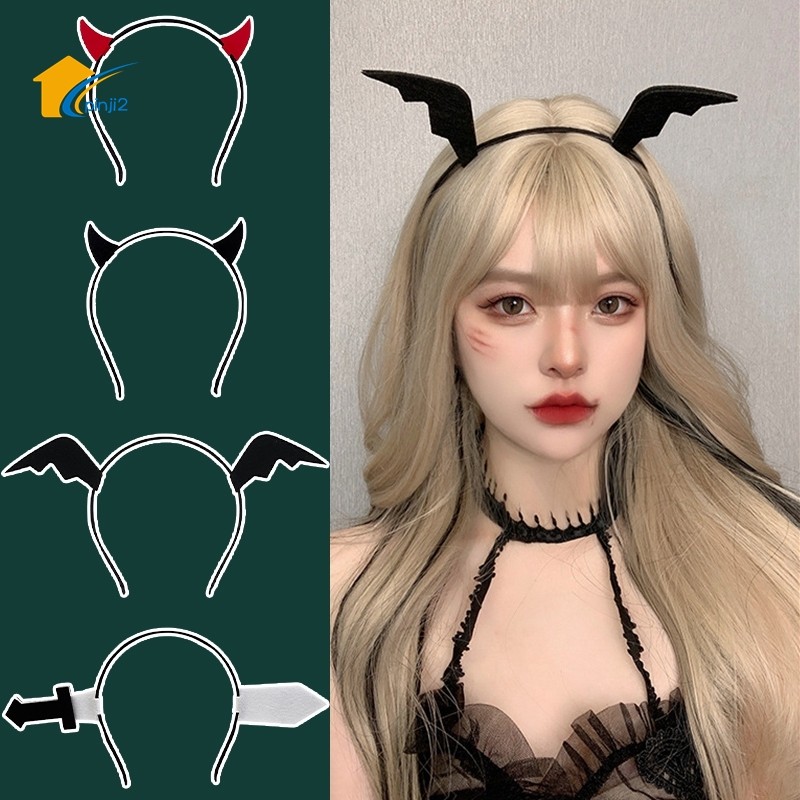 Halloween Băng Đô Hình Dao Sáng Tạo Halloween Phụ Kiện Tóc Ngộ nghĩnh Đảng Ảnh Đạo Cụ