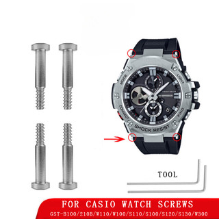 Dành cho Casio GST-B100 / 210B / W110 / W100 / S110 / S100 / S120 / S130 / W300 Đồng Hồ Vít Sửa Chữa Đồng Hồ Dây Thanh Kết Nối Đặc Biệt