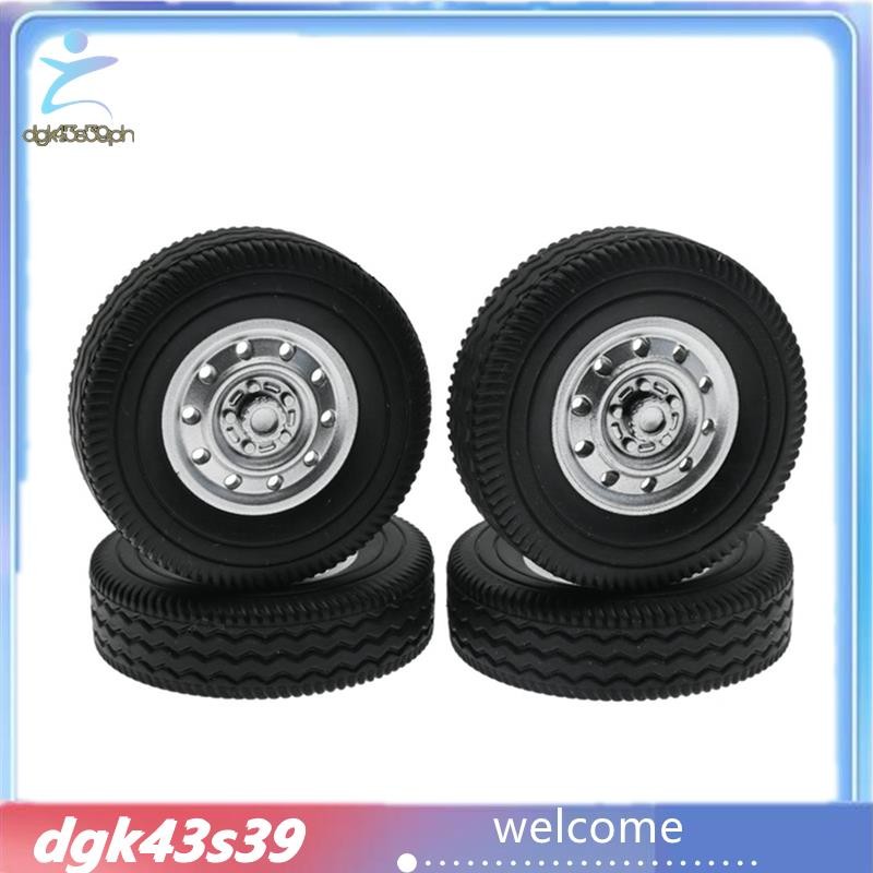 [Đẹp] 4 Lốp Lốp Bánh Xe Cao Su Cho WPL D12 Mini 1 / 16 RC Drift Xe Tải Phụ Kiện Phụ Kiện