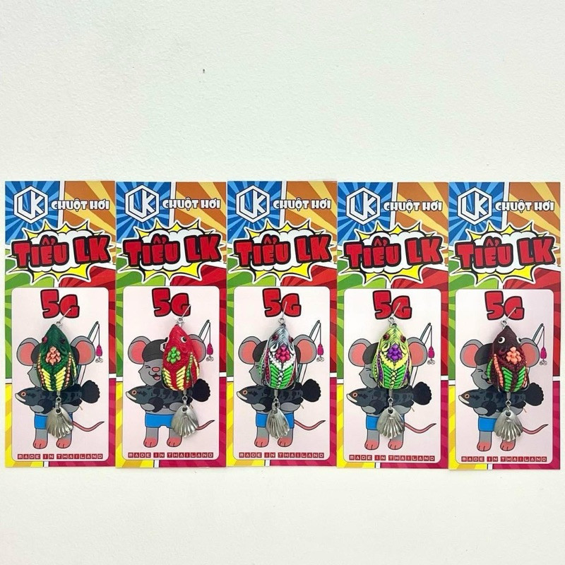 Mồi câu cá lóc Nhái Hơi Tiểu Lk Hoà chính hãng