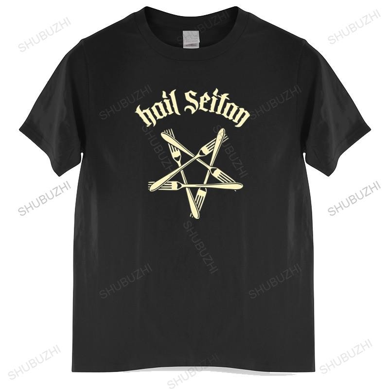 Áo Thun Nam Cotton Mùa Hè Hài Hước Hail Seitan Mes Cao Cấp