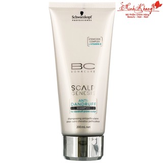 Dầu gội ngăn ngừa và làm sạch gàu BC Bonacure Scalp Genesis Anti-Dandruff Shampoo Schwarzkopf 200ml 