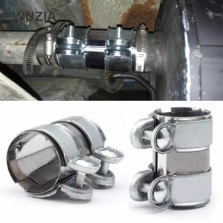 WUZIA Bộ nối ống xả , Đầu nối ống xả bằng thép không gỉ 2 inch 51mm, Phụ kiện ô tô có khóa hạng nặng bền bỉ Kẹp ống xả
