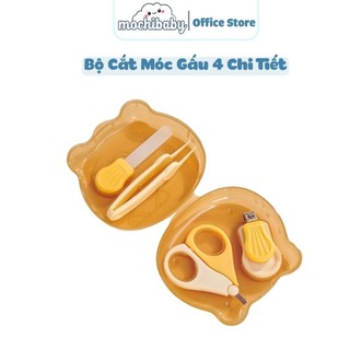 Bộ Bấm Móng Tay 4 Chi Tiết Cho Bé Hình Gấu  An Toàn, Dễ Thương, Tiện Lợi