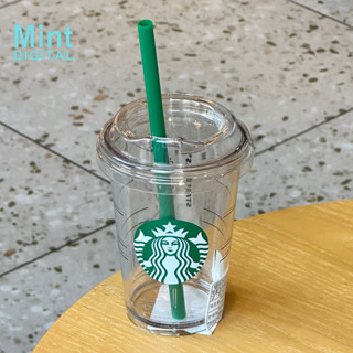  300ml Hàn Quốc Starbucks 2025 Sản phẩm mới Dòng phong cách tối giản Phiên bản giới hạn Nữ thần cổ điển Cốc nhựa trong suốt Cốc nước lạnh 