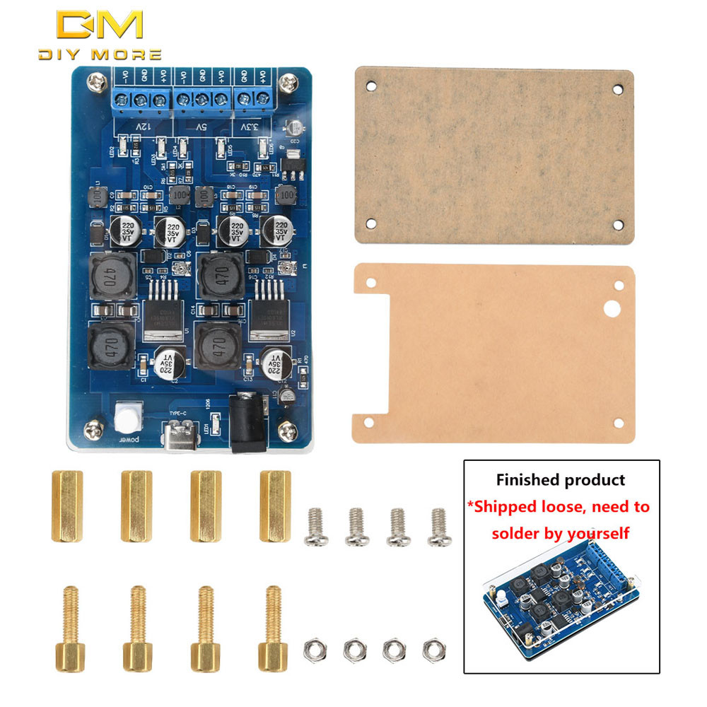 DIYMORE DC-DC 5V 2A đến 3.3V / 4.5-25V Đầu ra có thể điều chỉnh Boost và Buck Module Xl6019 Mô-đun n