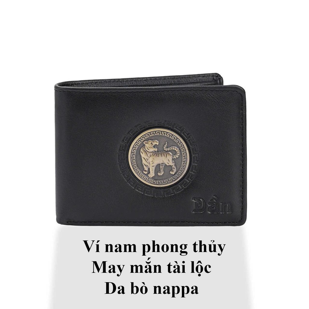 ví 12 con giáp da bò nappa khóa đồng 3D con giáp đem lại may mắn tài Lộc, bóp đựng tiền, đựng thẻ hì