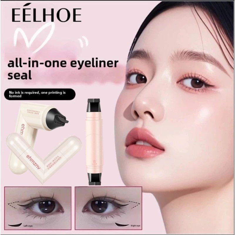 Eyeliner Seal Eyeliner Stamp, Perfect Eye in 3 Seconds To Create Sharp, Natural Eyes, Heart Model Bú