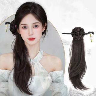  Tóc Giả BÚI TRÂM Tóc Dài Xoăn UỐN CONG Phong Cách Trung Hoa QiQiShop 