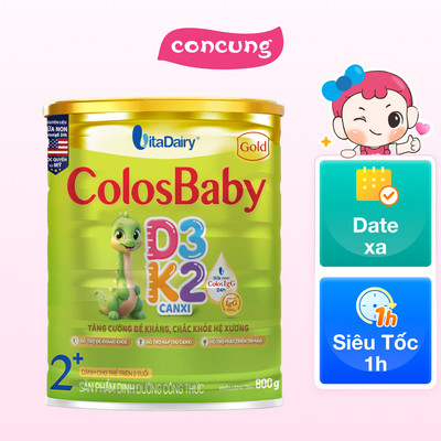 SPDD công thức Colosbaby Gold D3K2 2+ 800g - S - Con Cưng