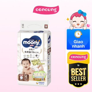 Tã quần Moony Natural size M 46 miếng - concung