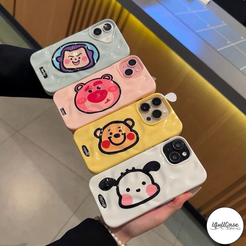 Ốp Lưng IPhone 11 13 16 15 12 14 Pro Max 7 8 15 16 Plus Dễ Thương Lotso Winnie The Pooh Puppy Buzz L