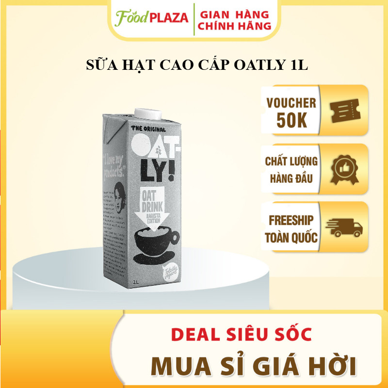 Sữa Yến Mạch cao cấp Barista Oatly 1L