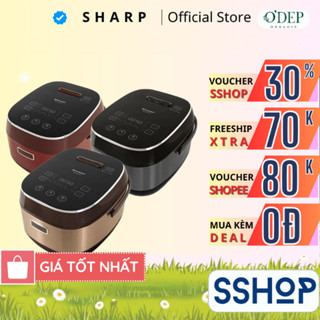 Nồi cơm điện cao tần Sharp 1.8 Lít Chính hãng, lòng nồi chống dính KS-IH191V - BẢO HÀNH 15 THÁNG - SSHOP SSA