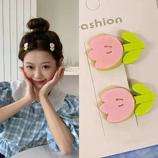 Kẹp tóc hoa tulip dễ thương Cô gái kẹp tóc nhỏ