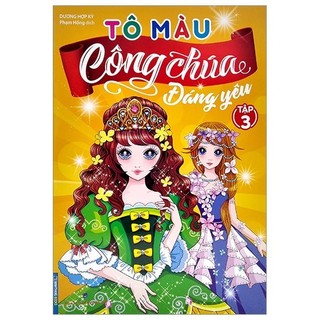 Sách tô màu công chúa đáng yêu - tập 3