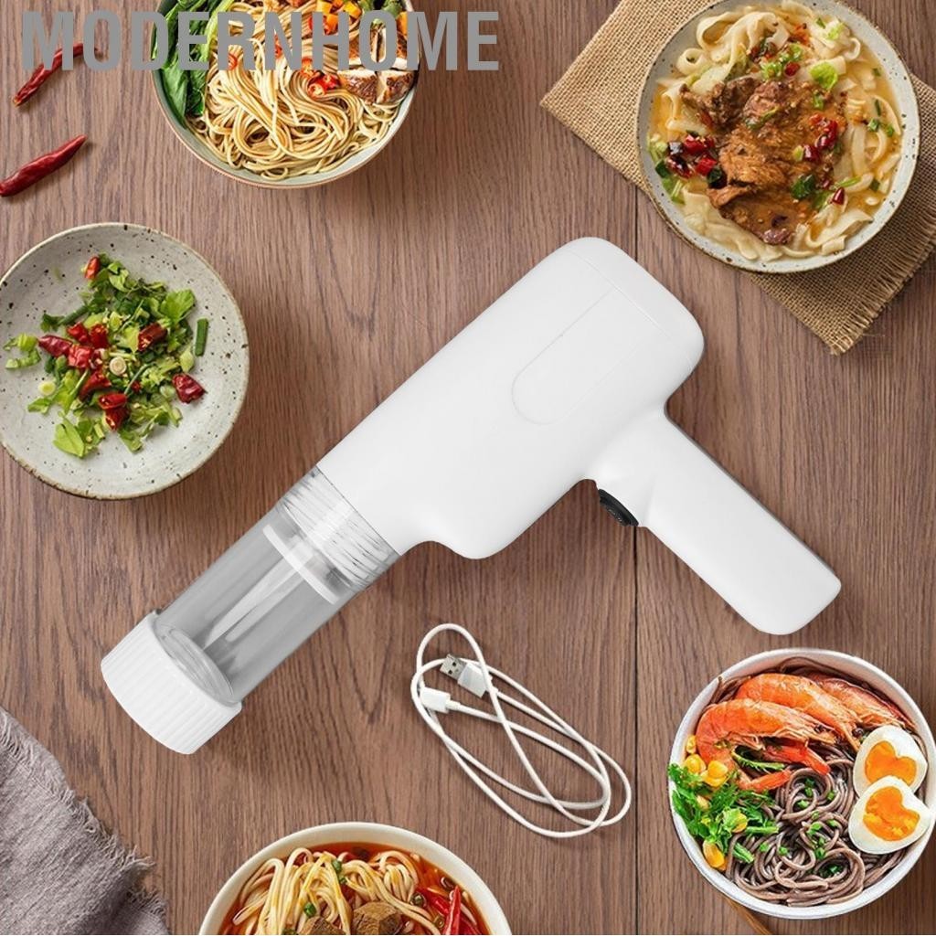 ModernHome Không dây Máy làm mì ống Máy ép bột Tiết kiệm công sức Máy làm điện cầm tay có thể sạc lại Dễ dàng cầm tự động để sử dụng tại nhà