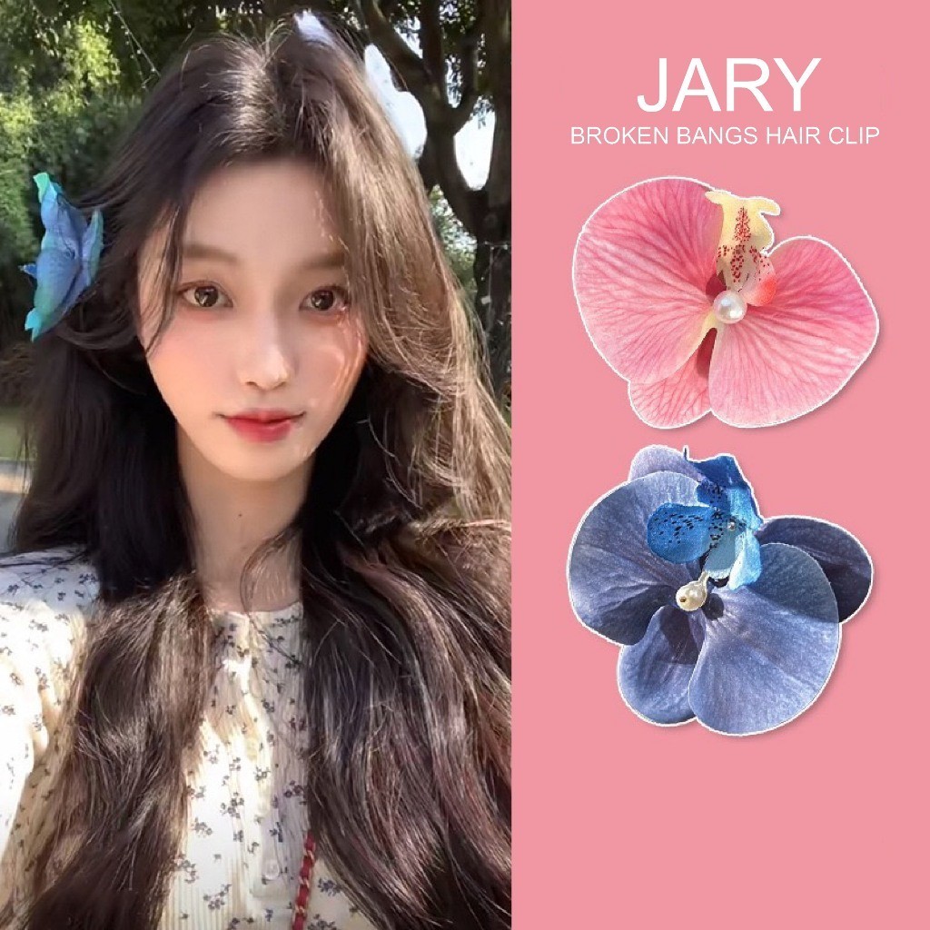 Kẹp Tóc Hoa Lan - Hoa Sứ - Nơ Đôi Các Loại Jary Hair Clip Style Hàn Quốc Siêu Dễ Thương