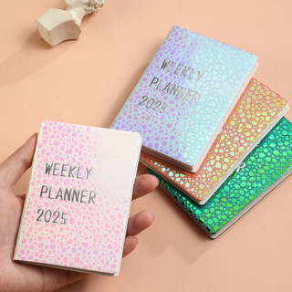 2025 A7 Màu Sắc rực rỡ Túi Sổ Tay 365 Ngày Notepad Nhật Ký Tuần Người Lập Kế Hoạch Văn Phòng Phẩm Đồ Dùng Học Tập Văn Phòng