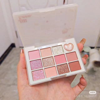  Bảng phấn mắt JILLL LEEN Joint Phiên bản giới hạn Bảng phấn mắt 12 màu JILLL LEEN Matte Màu ngọc trai đa năng Bảng phấn mắt Trang điểm mắt 