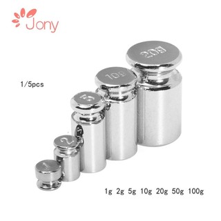 Jy1 set 1 / 5 quả cân điện tử chính xác 1g / 2g / 5g / 10g / 20g / 50g / 100g grams