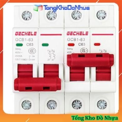 Aptomat đảo 2 chiều 2P 63A Gechele GCB1-63