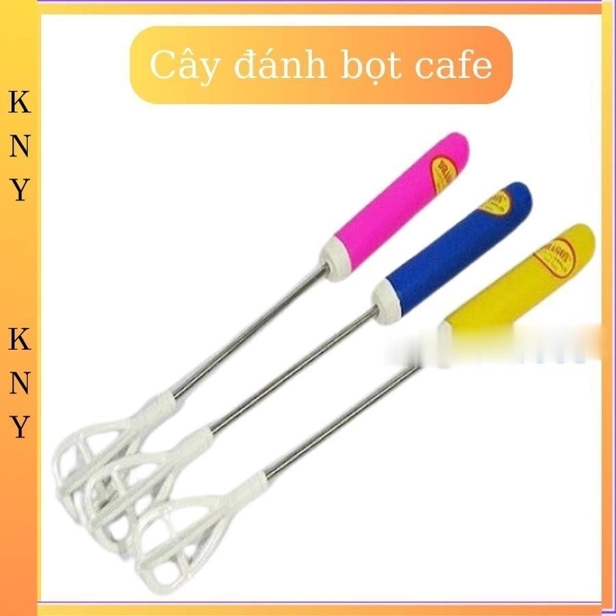 Cây khuấy cafe, cây đánh bọt cafe tạo bọt kem, cây đánh trứng,cây khuấy cafe tạo bọt KNY
