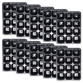 Practical Seed Starting Trays for Robust For Vegetable and Fruit Seedlings 10pcs