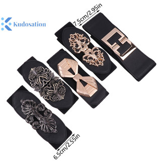 Kudosation Vintage Co Giãn Rộng Thắt Lưng Đầm Áo Sơ Mi Trang Trí Cho Nữ Corse Đẹp