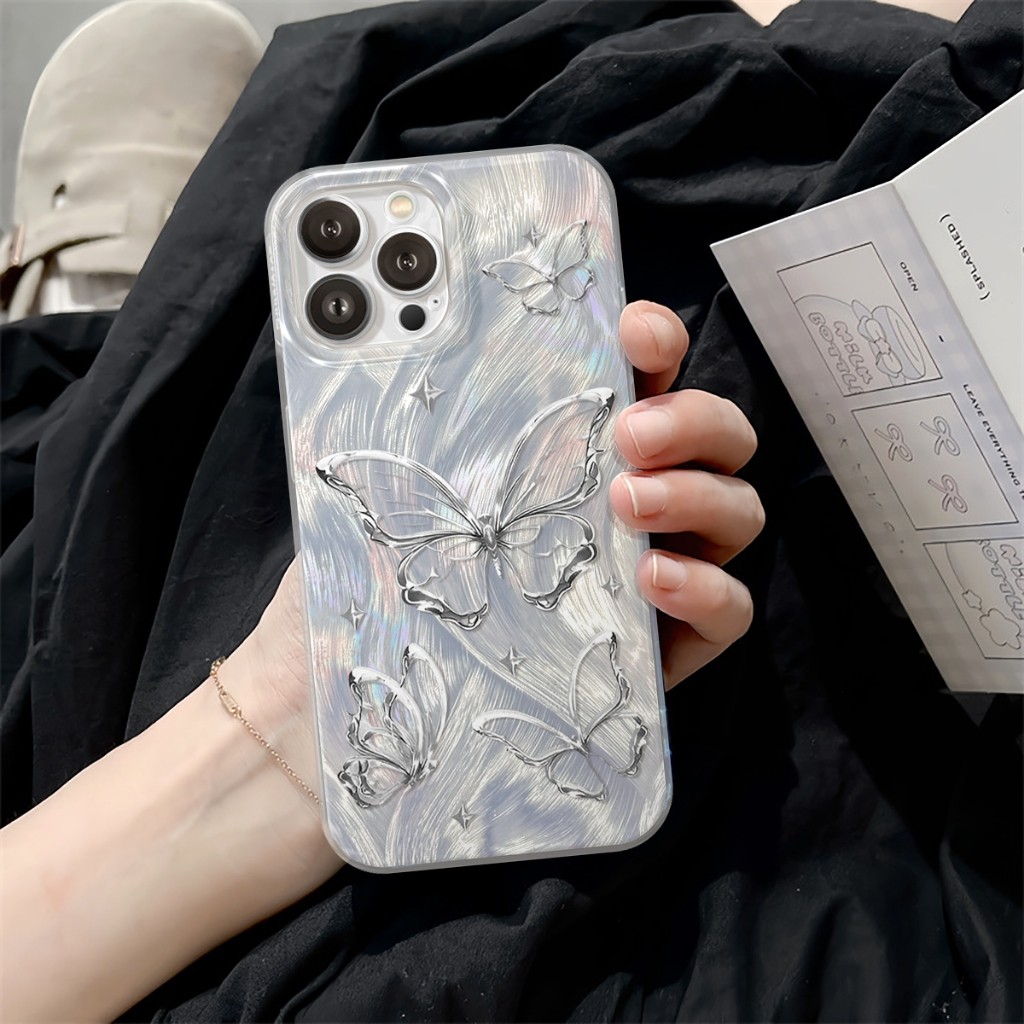 Ốp Lưng iPhone Silicon Nabi Xinh Ánh Bạc, Chống Sốc Bảo Vệ Camera -iP 7/8/Plus/X/XS/XR/11/12/13/14/15/16/17/Pro/Max Miin | BigBuy360 - bigbuy360.vn