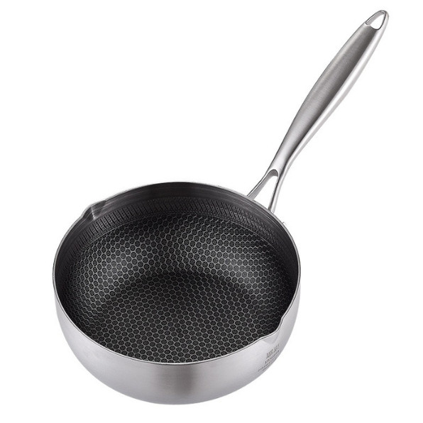 [Có sẵn] Chảo sâu lòng đáy tổ ong chống dính xước cao cấp, chảo size 18cm siêu tiện dụng